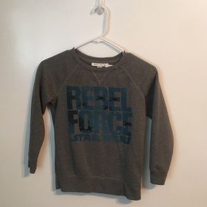 GAP Star Wars Rebel Force gray sweater sweatshirt